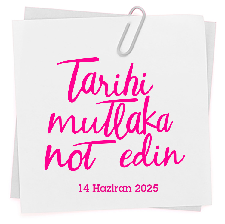 Tarihi mutlaka not edin: 14 Haziran 2025